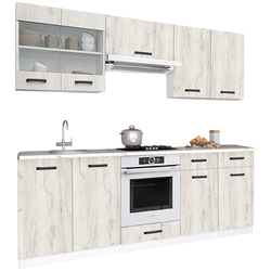 Кухня Samanta Exclusive 1 2.2m (White/White Craft Oak) Thumb