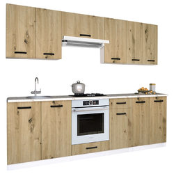 Bucatarie Samanta Exclusive 1 2.4m (White/Artisan Oak) Thumb