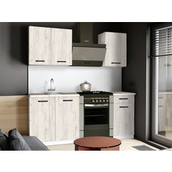 Кухня Samanta Exclusive 2 1.2m (White/White Craft Oak)