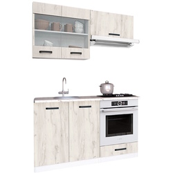 Кухня Samanta Exclusive 2 1.4m (White/White Craft Oak) Thumb