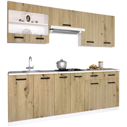 Bucatarie Samanta Exclusive 2 2.2m (White/Artisan Oak) Thumb