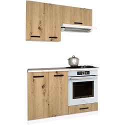 Bucatarie Samanta Exclusive 3 1.2m (White/Artisan Oak) Thumb