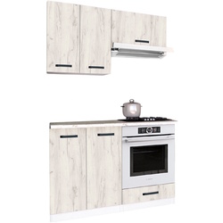 Bucatarie Samanta Exclusive 3 1.2m (White/White Craft Oak) Thumb