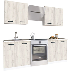 Bucatarie Samanta Exclusive 3 1.6m (White/White Craft Oak) Thumb