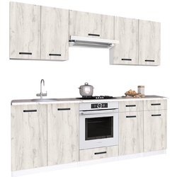 Кухня Samanta Exclusive 3 2.2m (White/White Craft Oak) Thumb