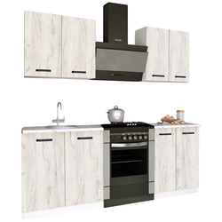 Bucatarie Samanta Exclusive 4 1.4m (White/White Craft Oak) Thumb