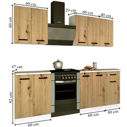 Bucatarie Samanta Exclusive 4 1.6m (White/Artisan Oak) Thumb