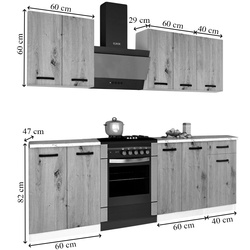 Bucatarie Samanta Exclusive 4 1.6m (White/White Craft Oak) Thumb