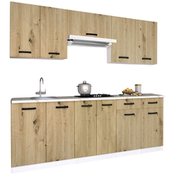 Bucatarie Samanta Exclusive 4 2.2m (White/Artisan Oak) Thumb