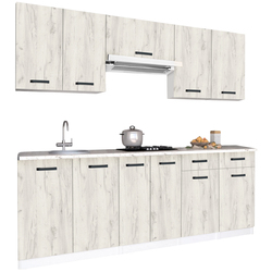 Кухня Samanta Exclusive 4 2.2m (White/White Craft Oak) Thumb