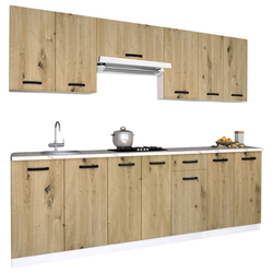 Кухня Samanta Exclusive 4 2.4m (White/Artisan Oak) Thumb