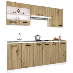 Bucatarie Samanta Exclusive 4 2m (White/Artisan Oak) Thumb