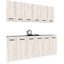 Кухня Samanta Exclusive 6 1.8m (White/White Craft Oak) Thumb