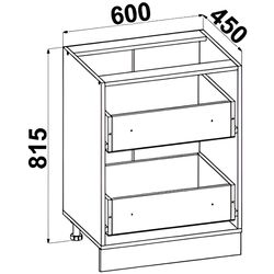 Bucatarie Yasen Madera 1.2m (White Kraft Oak/Graphite Grey) Thumb
