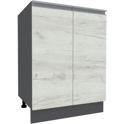 Bucatarie Yasen Madera 1.2m Chiuveta (White Kraft Oak) Thumb