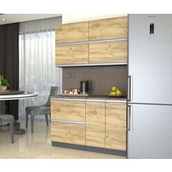 Bucatarie Yasen Madera 1.2m Chiuveta (Gold Kraft Oak) Thumb