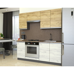 Bucatarie Yasen Madera 1.8m (Gold Craft Oak/White Craft Oak) Thumb