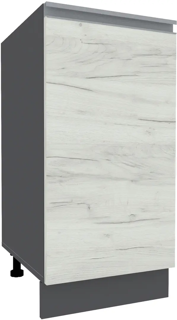 Bucatarie Yasen Madera 1.8m (Graphite Grey/White Craft Oak)
