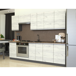 Bucatarie Yasen Madera 2.4m (White Craft Oak)