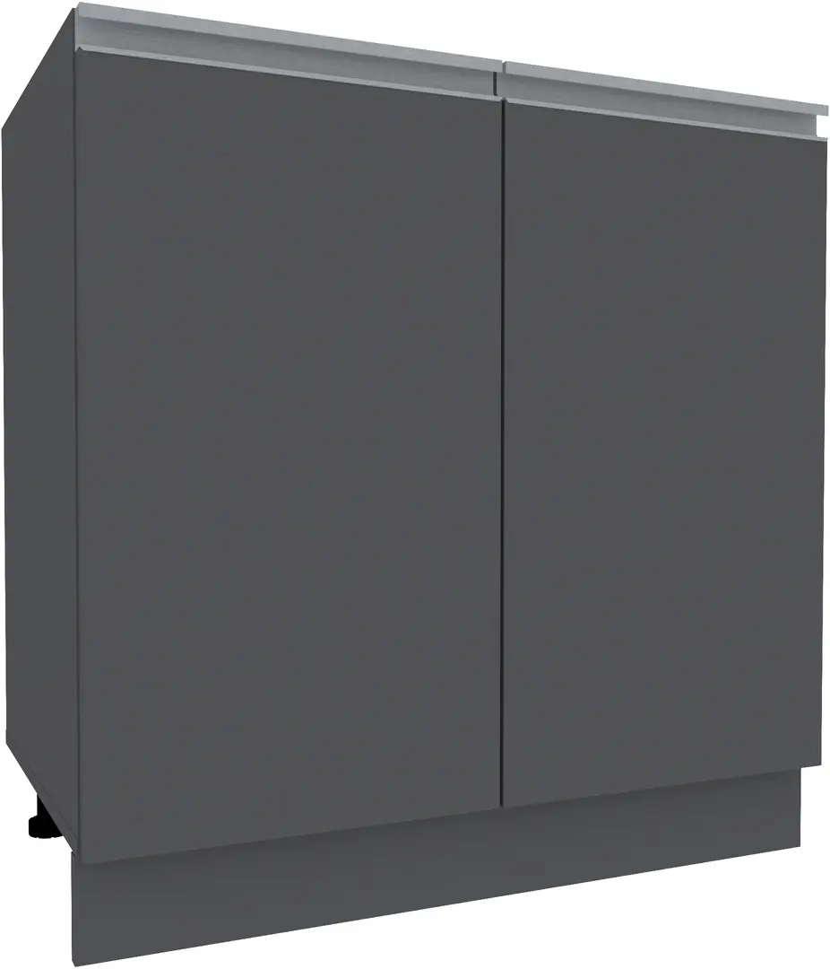 Bucatarie Yasen Madera 2.4m (White Craft Oak/Graphite Grey)