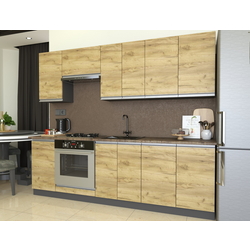 Bucatarie Yasen Madera 2.4m (Gold Craft Oak) Thumb