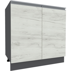 Кухня Yasen Мадера 2.4м (Дуб Крафт Золотой/Дуб Крафт Белый) Thumb