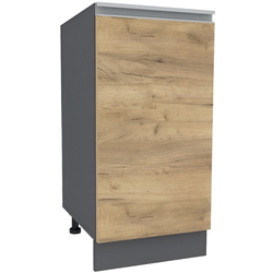 Bucatarie Yasen Madera 2.4m (Graphite Grey/Gold Craft Oak) Thumb