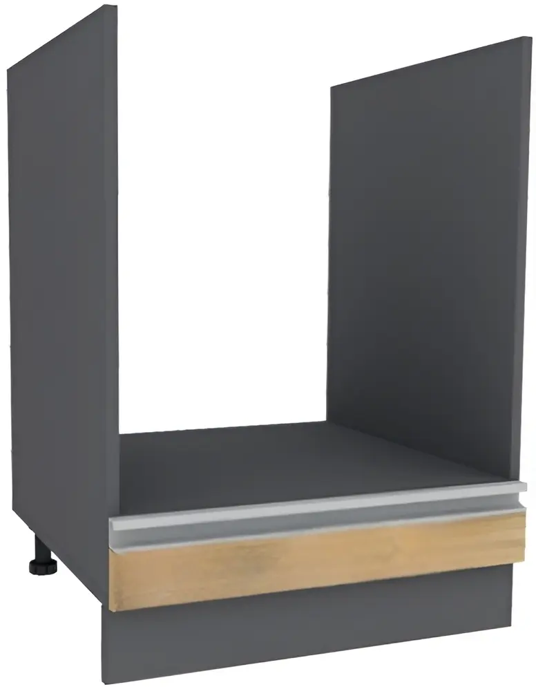 Bucatarie Yasen Madera 2.4m (Graphite Grey/Gold Craft Oak)