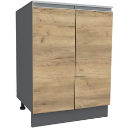 Bucatarie Yasen Madera 2.4m (Graphite Grey/Gold Craft Oak) Thumb