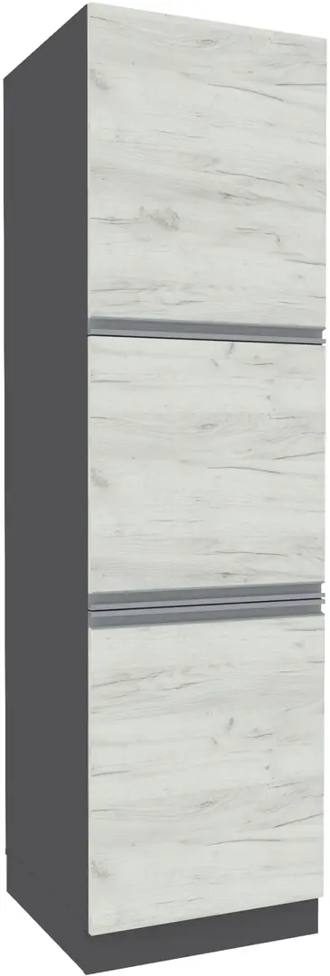 Bucatarie Yasen Madera 2.6m (White Craft Oak/Graphite Grey)