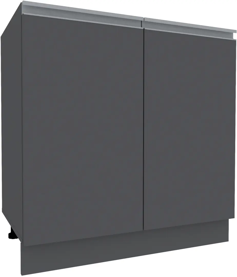 Bucatarie Yasen Madera 2.6m (White Craft Oak/Graphite Grey)