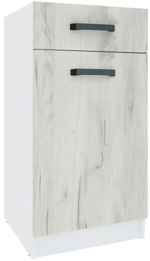 Bucatarie Yasen Samanta 2.0m (White Kraft Oak/White)