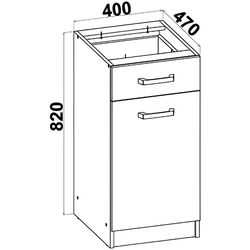 Bucatarie Yasen Samanta 2.2m (White/Artisan Oak) Thumb