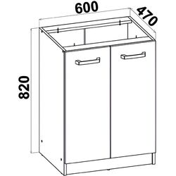 Bucatarie Yasen Samanta 2.2m (White/White Craft Oak) Thumb