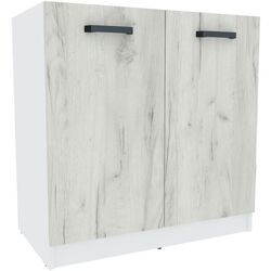 Bucatarie Yasen Samanta 2.2m (White/White Craft Oak) Thumb