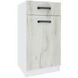 Bucatarie Yasen Samanta 2.2m (White/White Craft Oak) Thumb