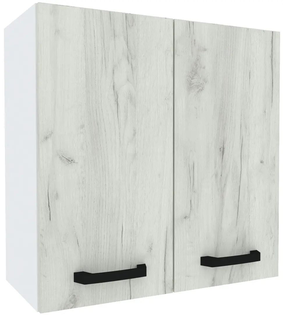 Bucatarie modulara Yasen Samanta 2.4m (White/White Craft Oak)