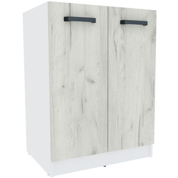 Bucatarie modulara Yasen Samanta 2.4m (White/White Craft Oak) Thumb