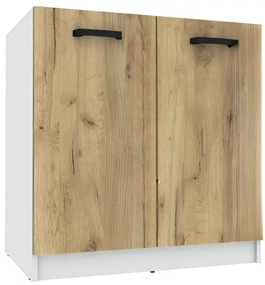 Bucatarie modulara Yasen Samanta 2.6m (White/Artizan Oak)