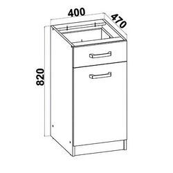 Bucatarie modulara Yasen Samanta 2.6m (White/Artizan Oak) Thumb
