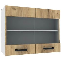 Bucatarie modulara Yasen Samanta 2.6m (White/Artizan Oak) Thumb