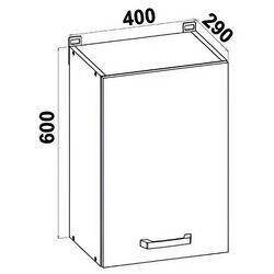 Bucatarie modulara Yasen Samanta 2.6m (White/White Craft Oak) Thumb