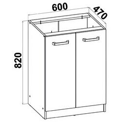 Bucatarie modulara Yasen Samanta 2.6m (White/White Craft Oak) Thumb
