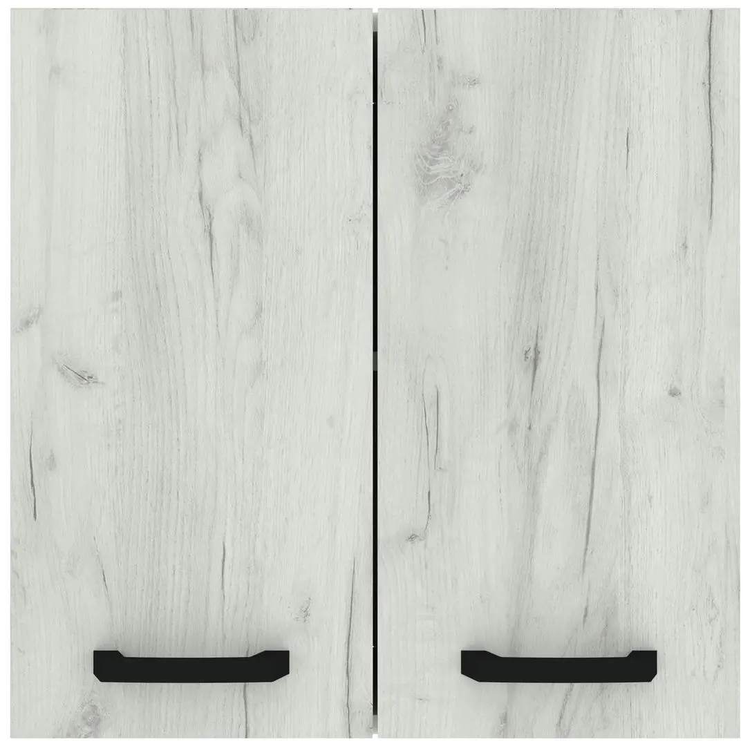 Bucatarie modulara Yasen Samanta 2.6m (White/White Craft Oak)
