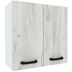 Bucatarie modulara Yasen Samanta 2.6m (White/White Craft Oak) Thumb