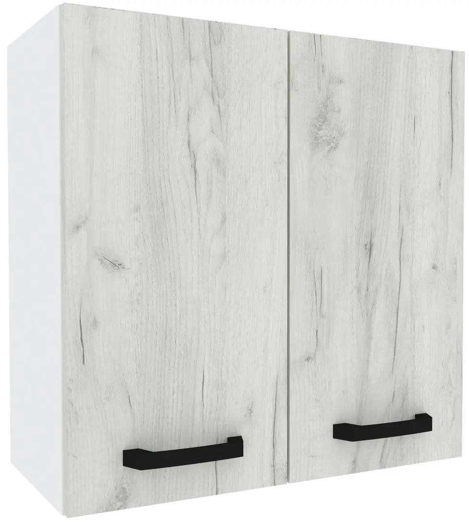 Bucatarie modulara Yasen Samanta 2.6m (White/White Craft Oak)