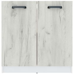 Bucatarie modulara Yasen Samanta 2.6m (White/White Craft Oak) Thumb