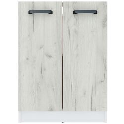 Bucatarie modulara Yasen Samanta 2.6m (White/White Craft Oak) Thumb