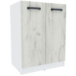 Bucatarie modulara Yasen Samanta 2.6m (White/White Craft Oak) Thumb