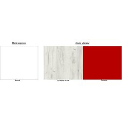 Bucatarie modulara Yasen Vesta 2.0m Dreapta (White/Papaver/Craft Oak White) Thumb